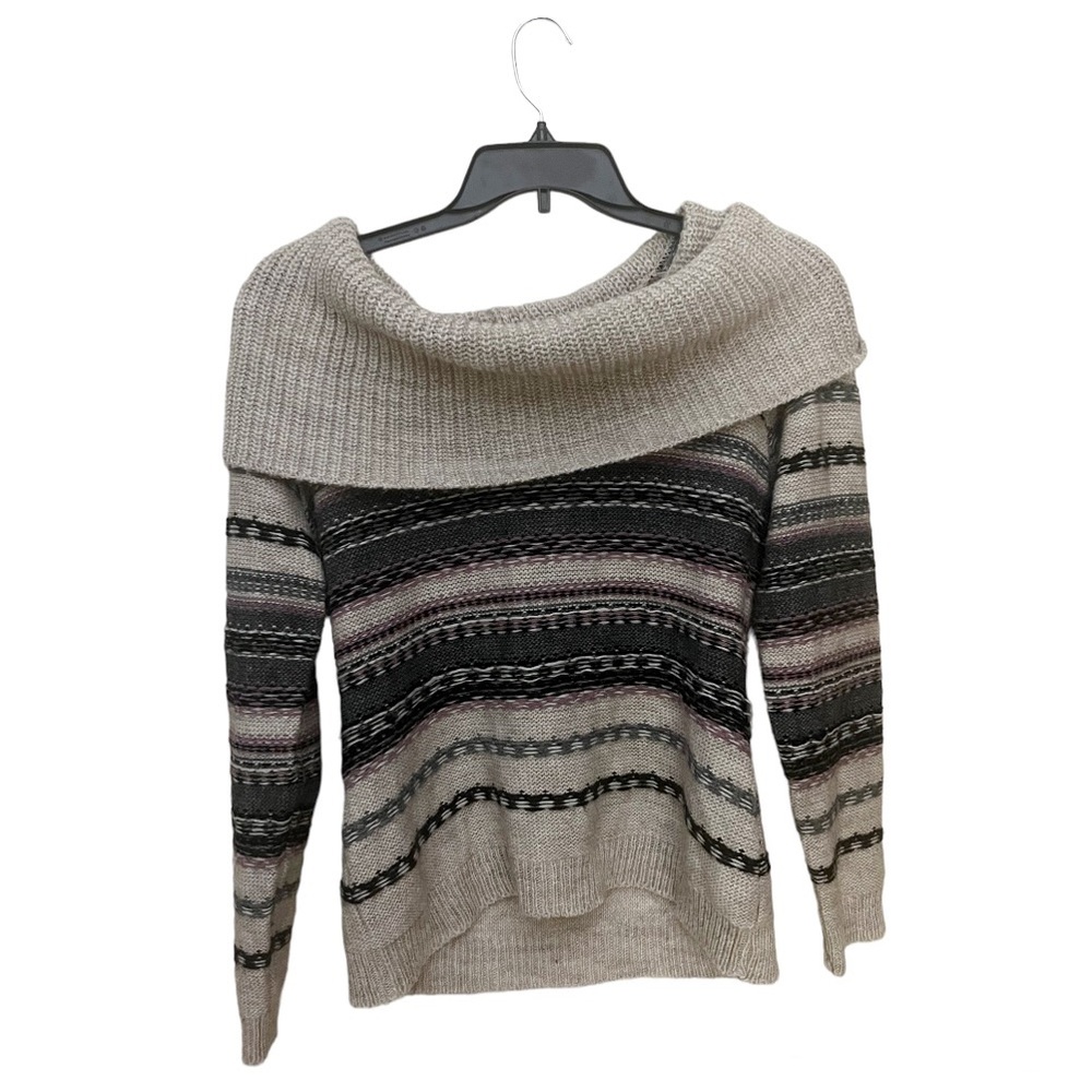 Elsamanda Alpaca & Wool Blend Shrug Neck Grandma Style Sweater Size L